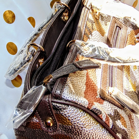 Metallic camouflage satchel - Picture 4 of 8